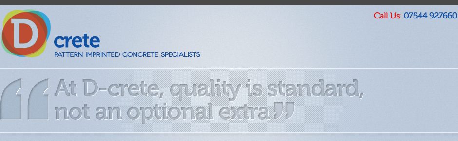 D-Crete pattern imprinted concrete specialists